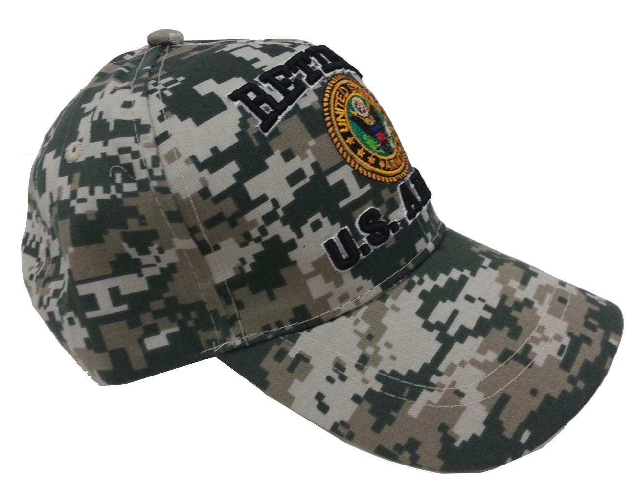 U.S. Army Cap"Retired U.S. Army" with U.S. Seal in Digital Camouflage