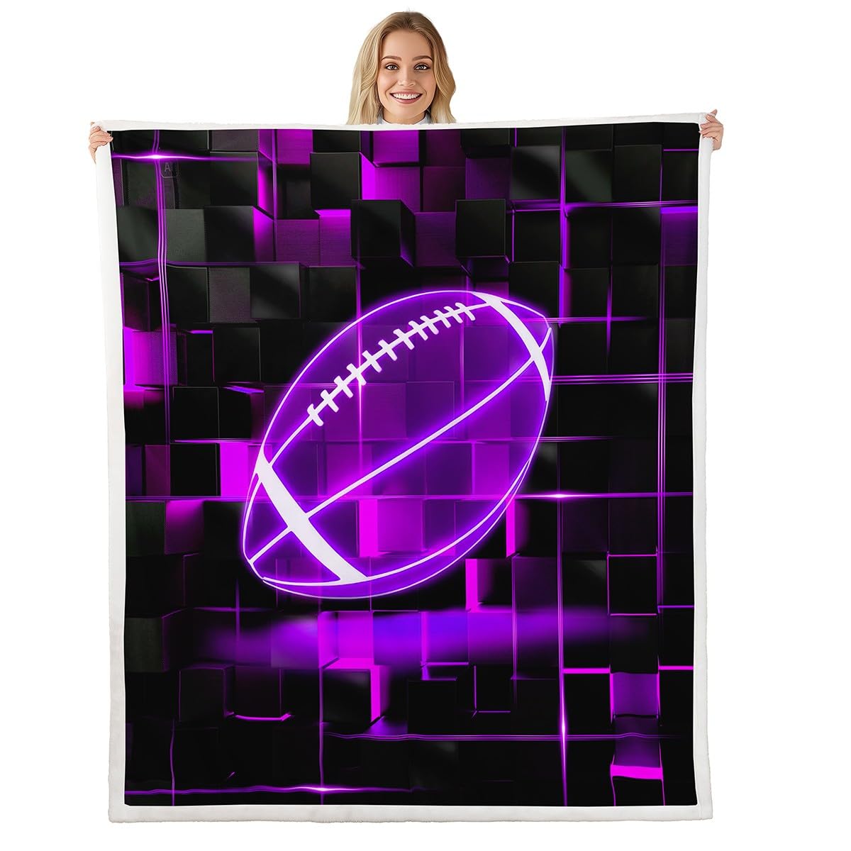 Plaid grand format 229x229cm pour protéger le canapé des enfants