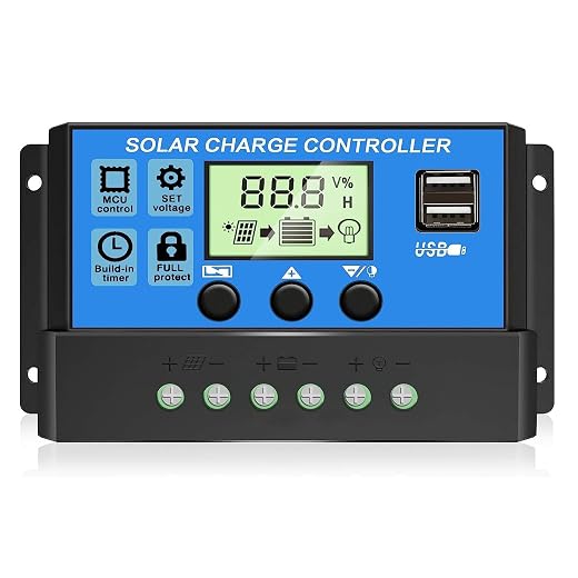 30A PWM Dual-USB Solar Charge Controller