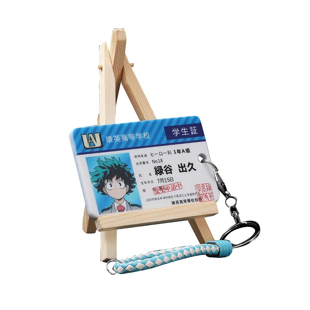Buy Kunandroc Anime My Hero Academia Id Badge Clip Key Chain Holder ID