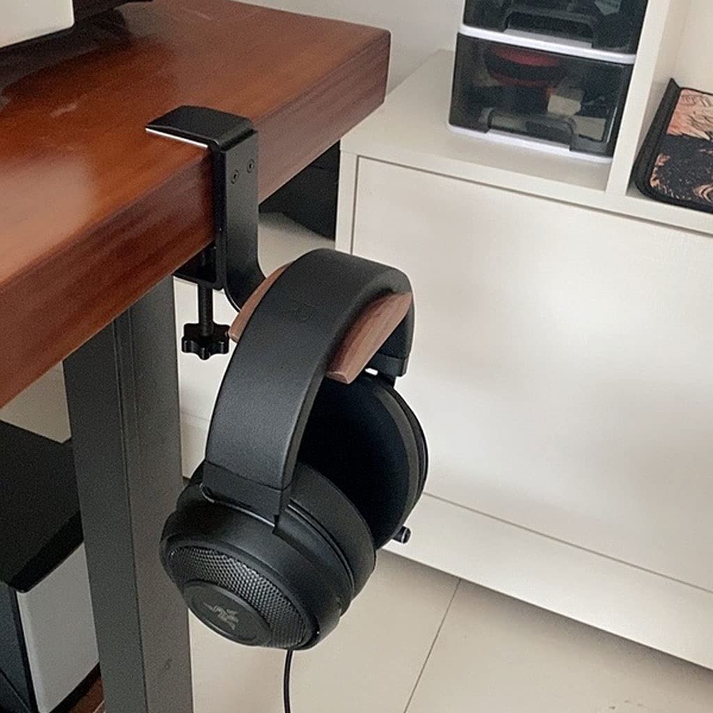 soporte para auriculares, Soporte de madera for auriculares, colgador