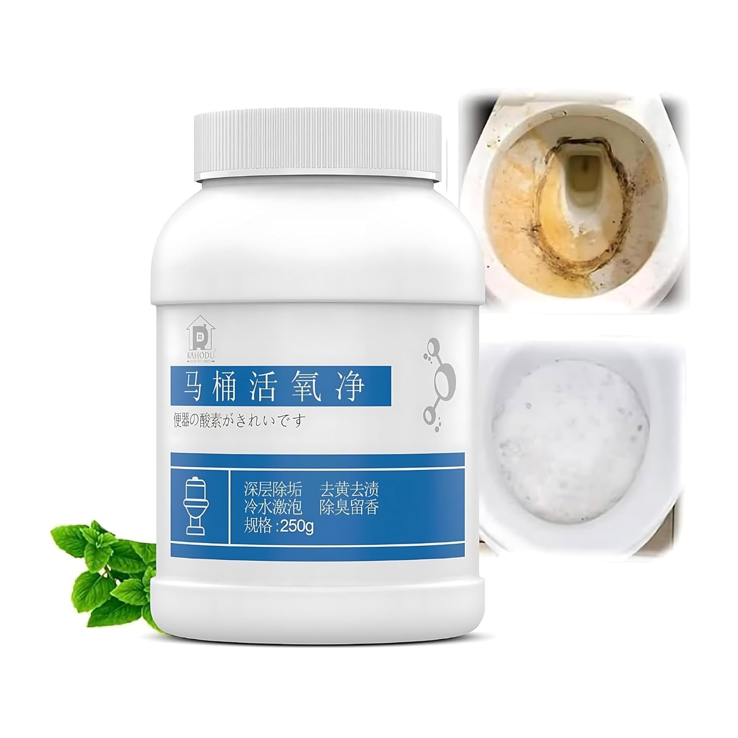 Toilet Active Oxygen Agent Cleaner Toilet Powder With Super Active Cleaning Liquid Agent, Can Effectively Remove Stubborn Dirt From Toilet Etc– 250 Gram+100 Ml (B0D1P889ZP) Amazon Price History, Amazon Price Tracker