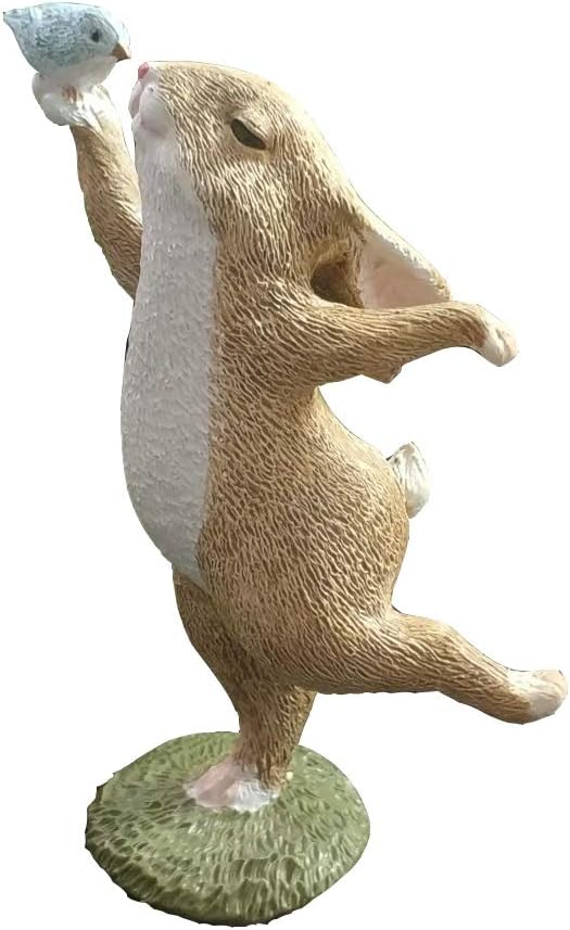 Garden Rabbit Figurine- Flying Rabbit