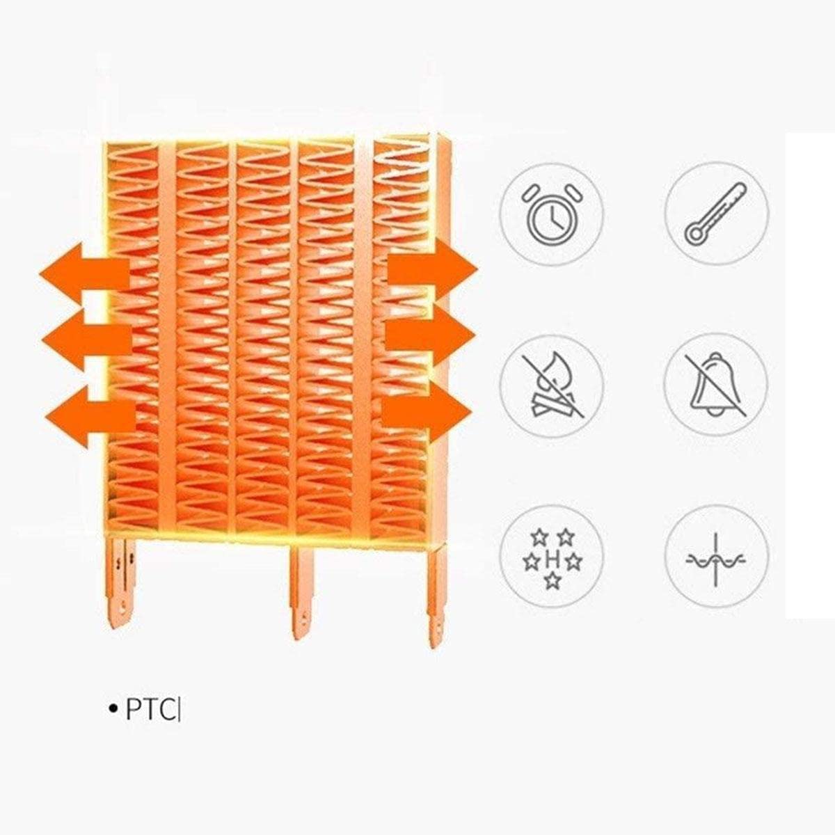Stufetta Riscaldatore elettrico adorabile Riscaldatore a ventola per animali a forma di maialino Riscaldatore a ventola elettrico portatile mini silenzioso per Ventola riscaldante portatile