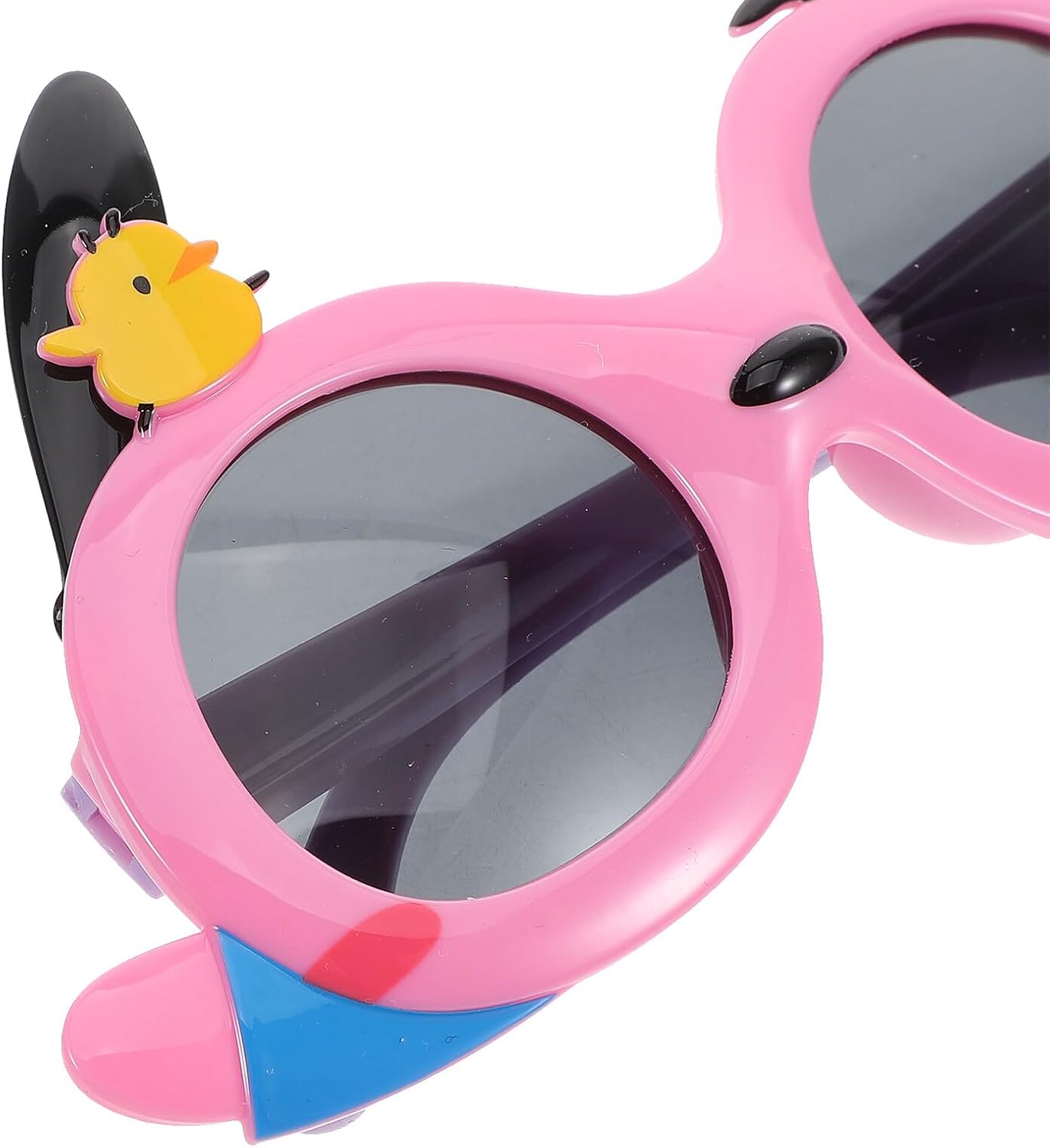 Sunglasses for Boys and UV Protection Sunglasses Pink Cartoon Frame for Outdoor Eye Protection