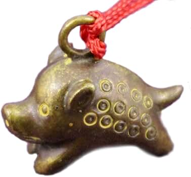 置物 干支 (黄銅製) 亥 猪 いのしし 夫婦