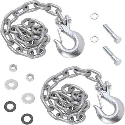 Reese 49151 Gänsebox-Zubehör, 20K Sicherheitsketten-Set (enthält: (2) Güteklasse