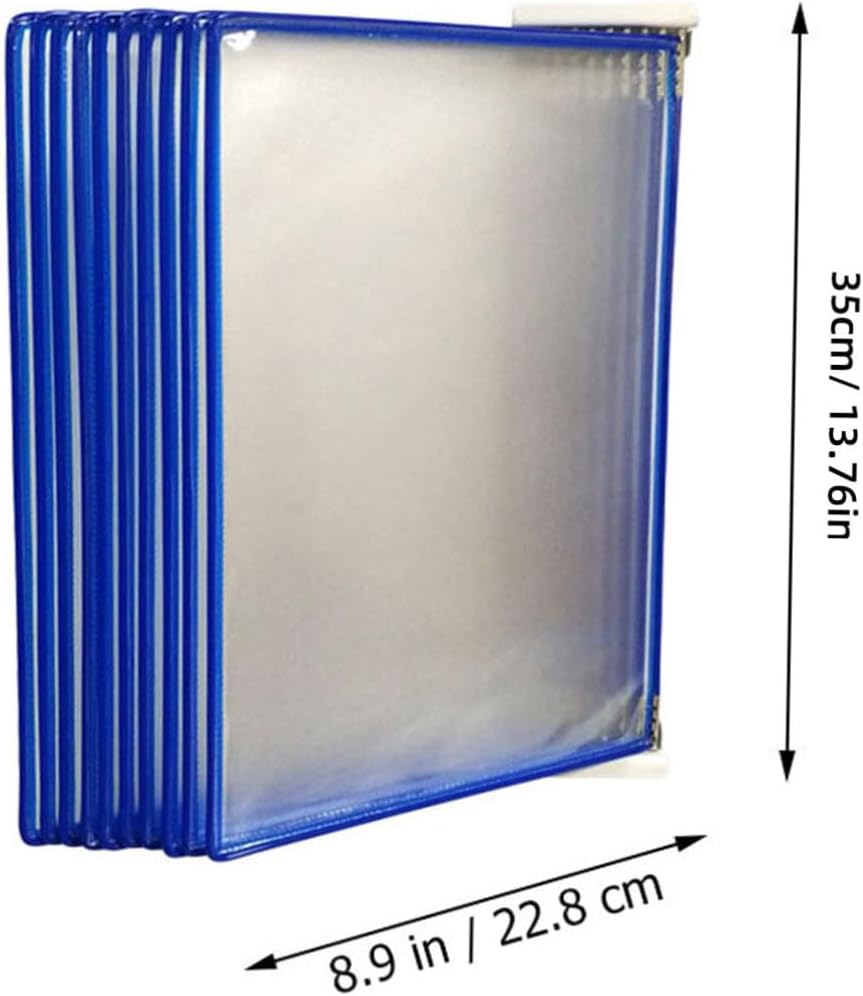 壁掛けファイルホルダーラック 书類収納ディスプレイスタンド 学校 オフィス用 ファイル整理 収納ラック 省スペース設計