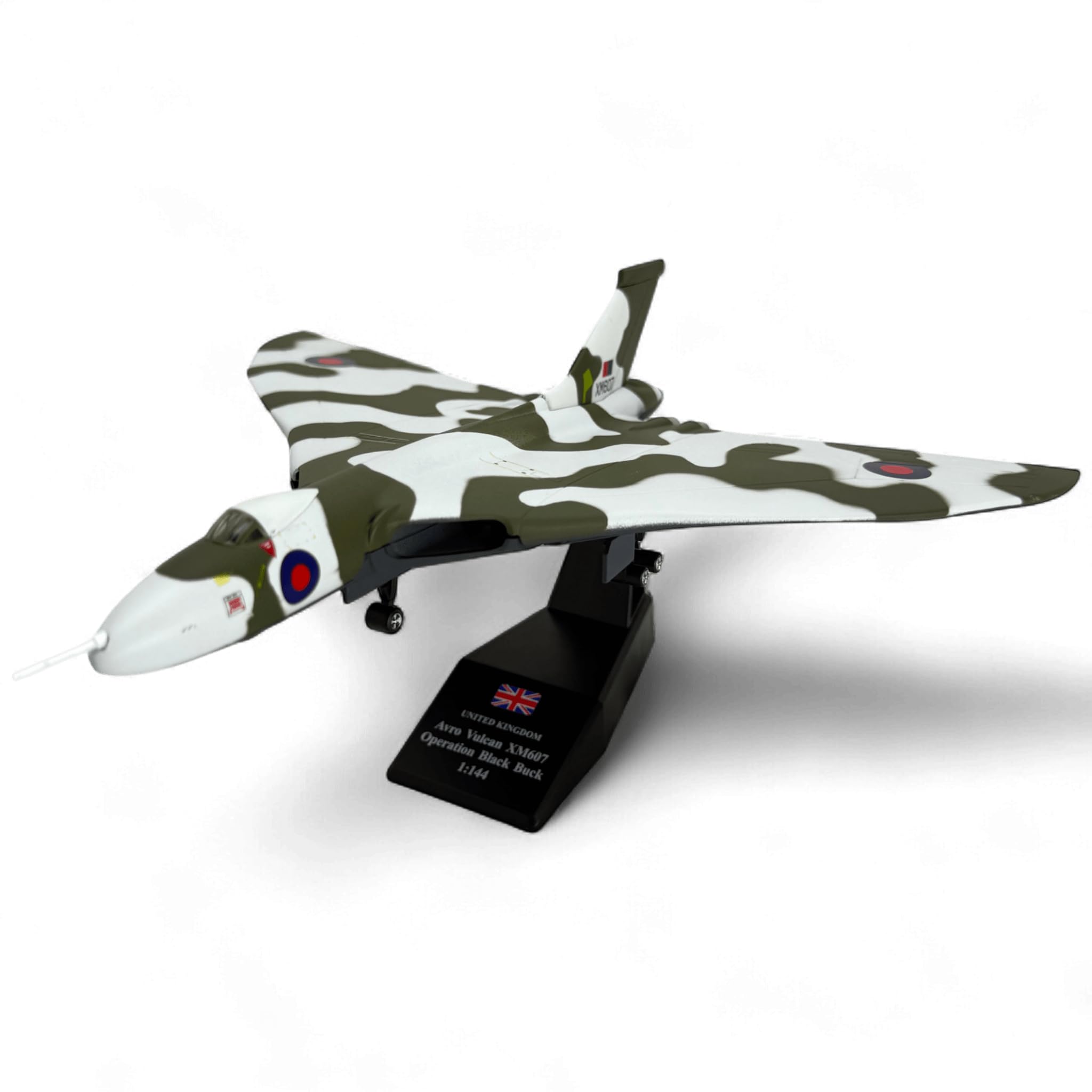 Airmodels Mixed Avro Vulcan Xm607 Diecast Aircraft Model 1/144 Scale Plane Toy Collectable Gift