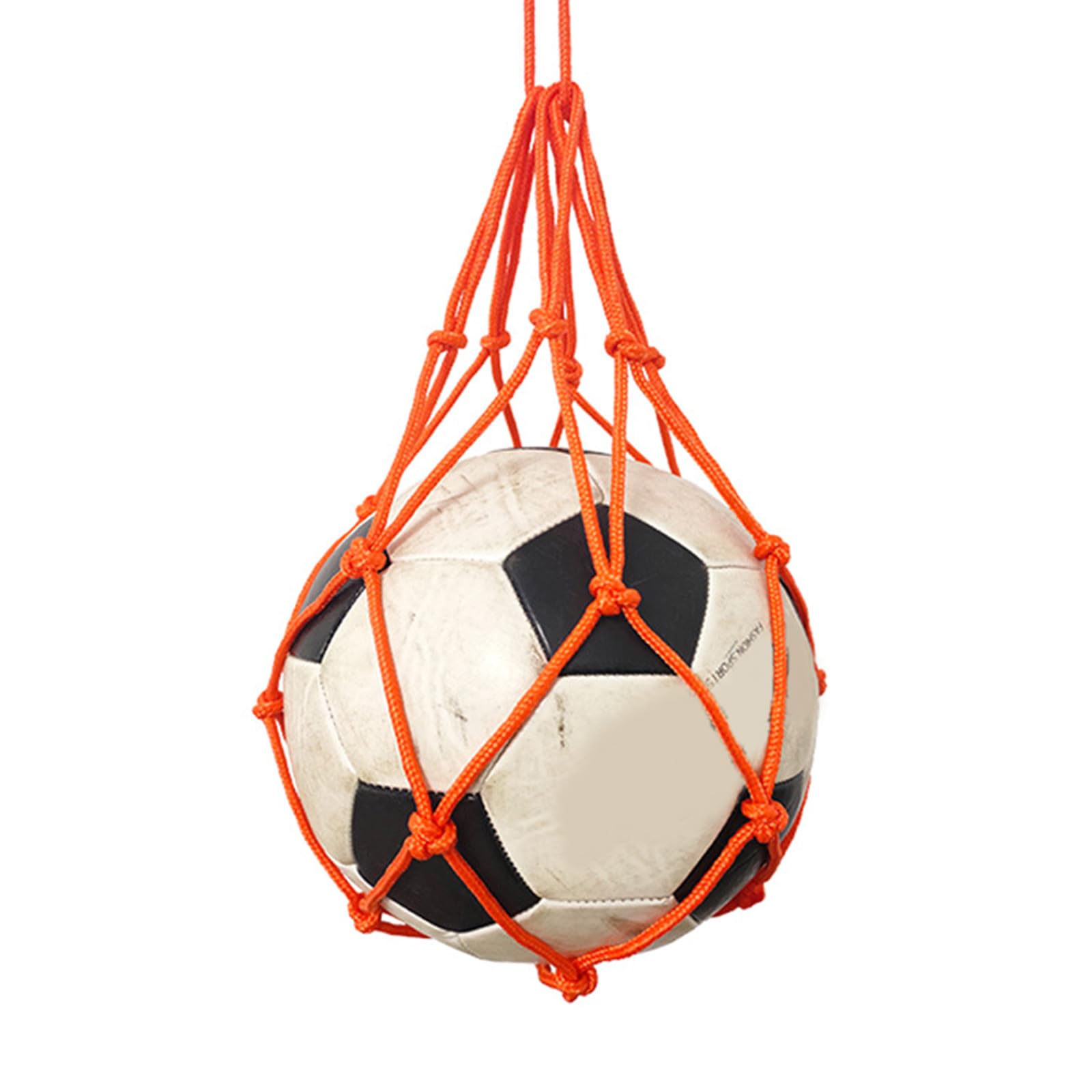 Netz-Fußballtasche Für Bis Zu 5 Bälle (ca. 102 X 23 Cm) – Mit Vordertasche & Verstellbarem Schultergurt Für Trainer