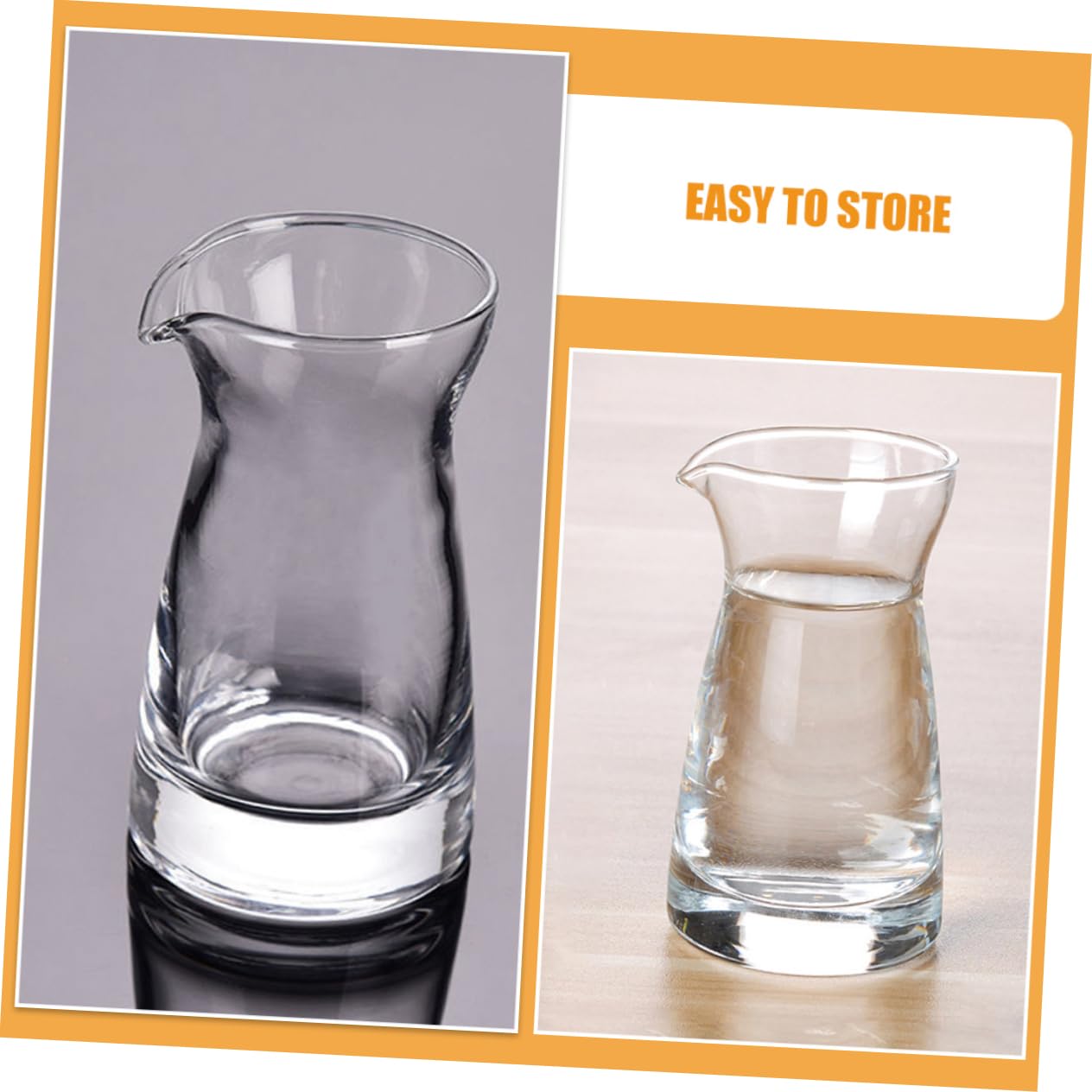 6stücke Kleine Glas Milchkännchenbehälter Transparent Milchaufschäumkrüge Für Latte Kaffee Wein Haltbare Küchenkrüge Zum Servieren Und Aufbewahren
