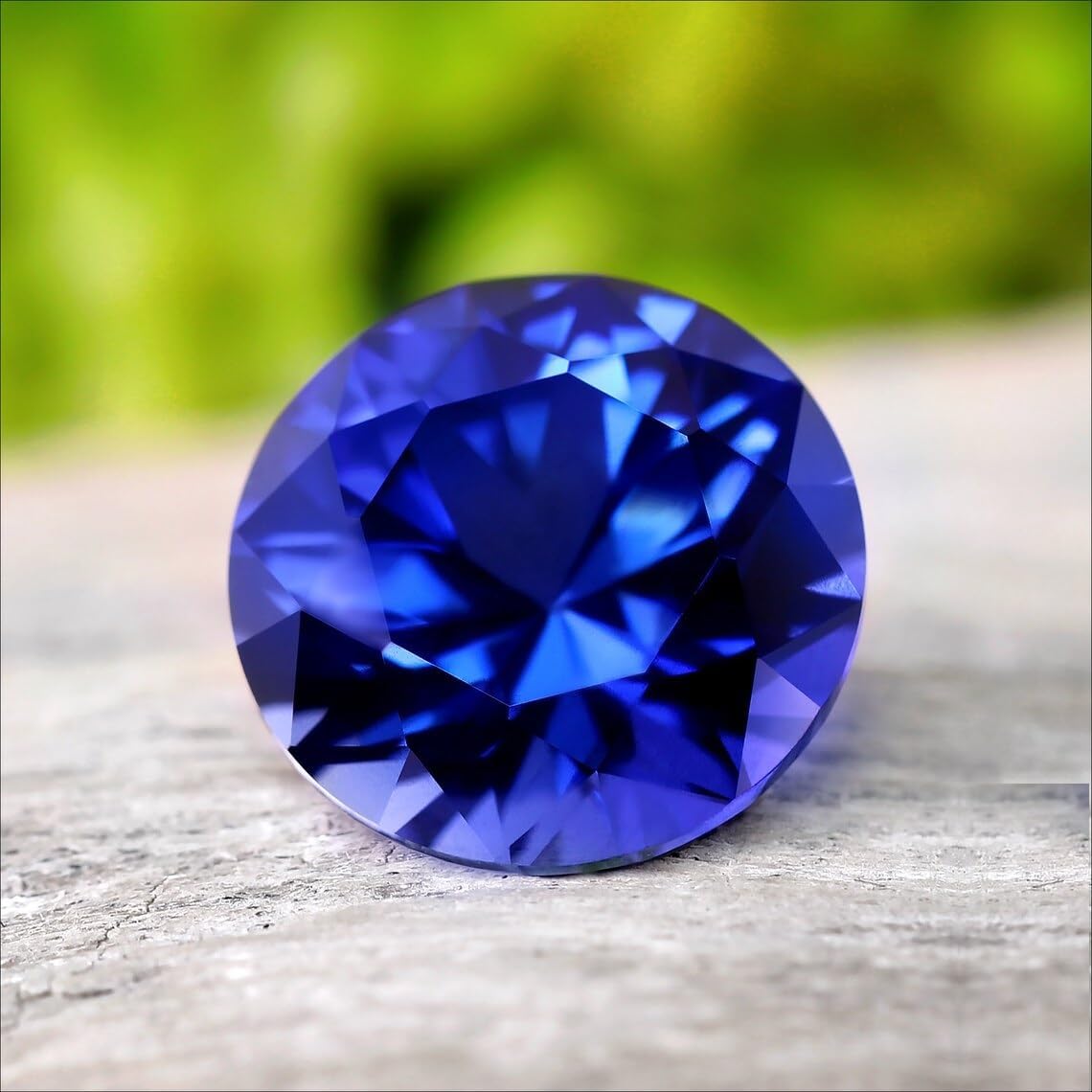 4mm to 12mm Blue Sapphire Loose Gemstones Round Cut Royal Blue Loose Gems Stone for Precious Fine Jewelry Making & DIY Crafts