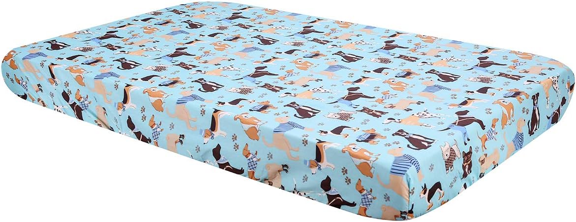 Dog Bed Cover - 38x24x5 Inch Dog Bed Replacement Cover Washable Reusable Dog Bed Liner - Pet Bed Cover for Small to Medium Pet Beds : Pet Supplies