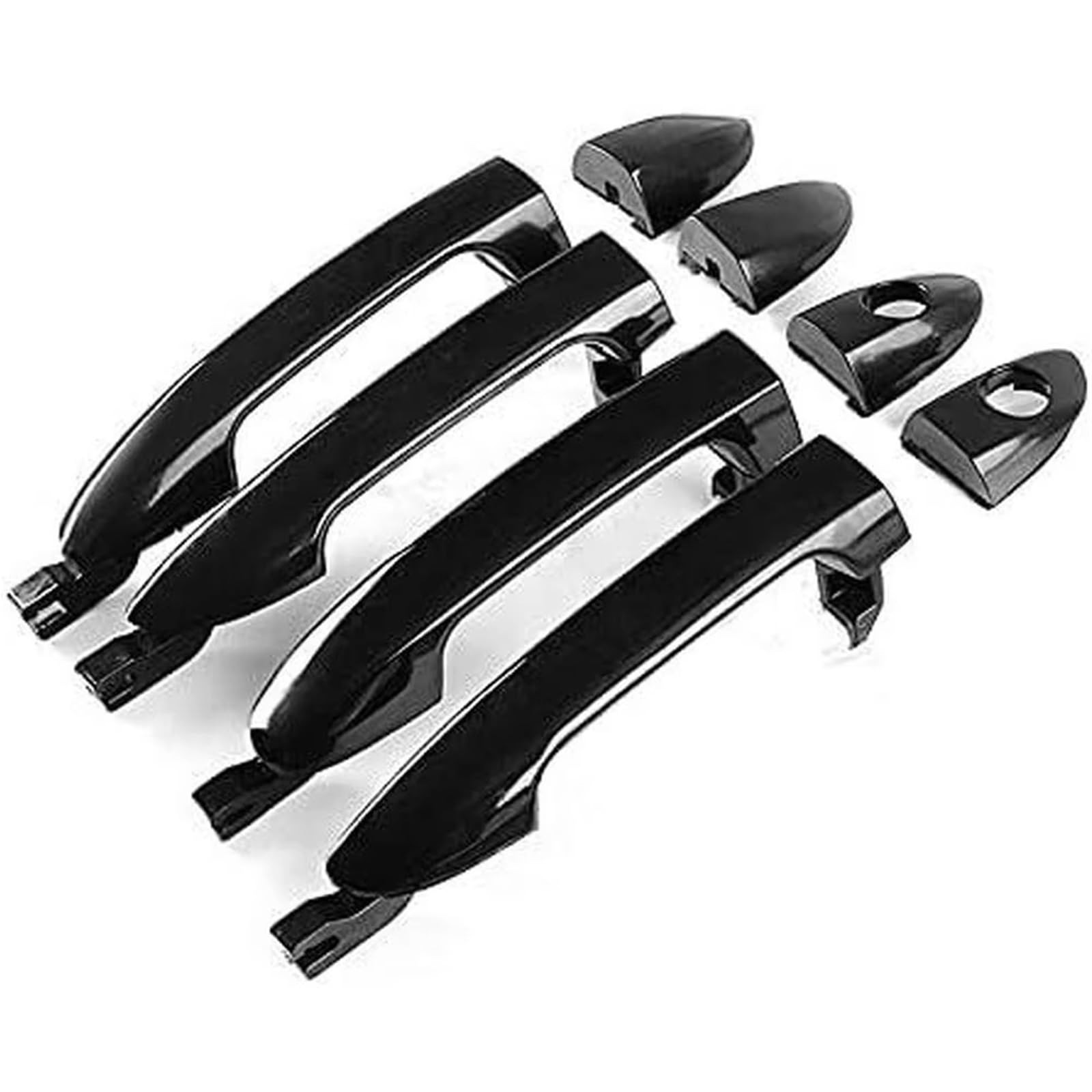KEDFBTS Handle Trim Shell Compatible with KIA for Spectra for CERATO 2005 2006 2007 2008 2009 Door Handle Cover Trim Car Exterior Door Handles Shell 4 Door