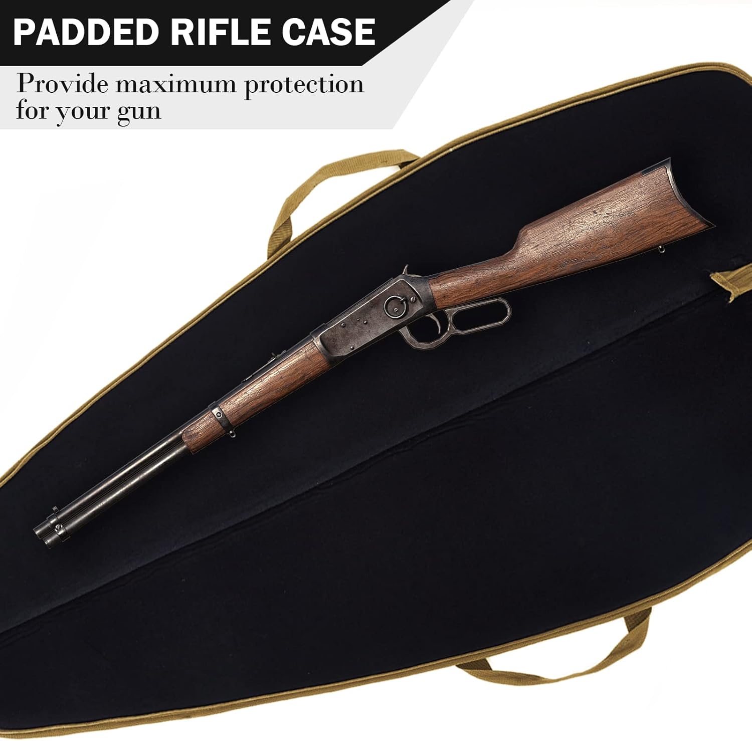 Soft-Rifle-Cases Gun-Cases for Shotguns Long Rifle Bag with Multiple Magazine Holder Pouch,Adjustable Non-Slip Shoulder Strap Storage and Transport 44/48/52 Inches