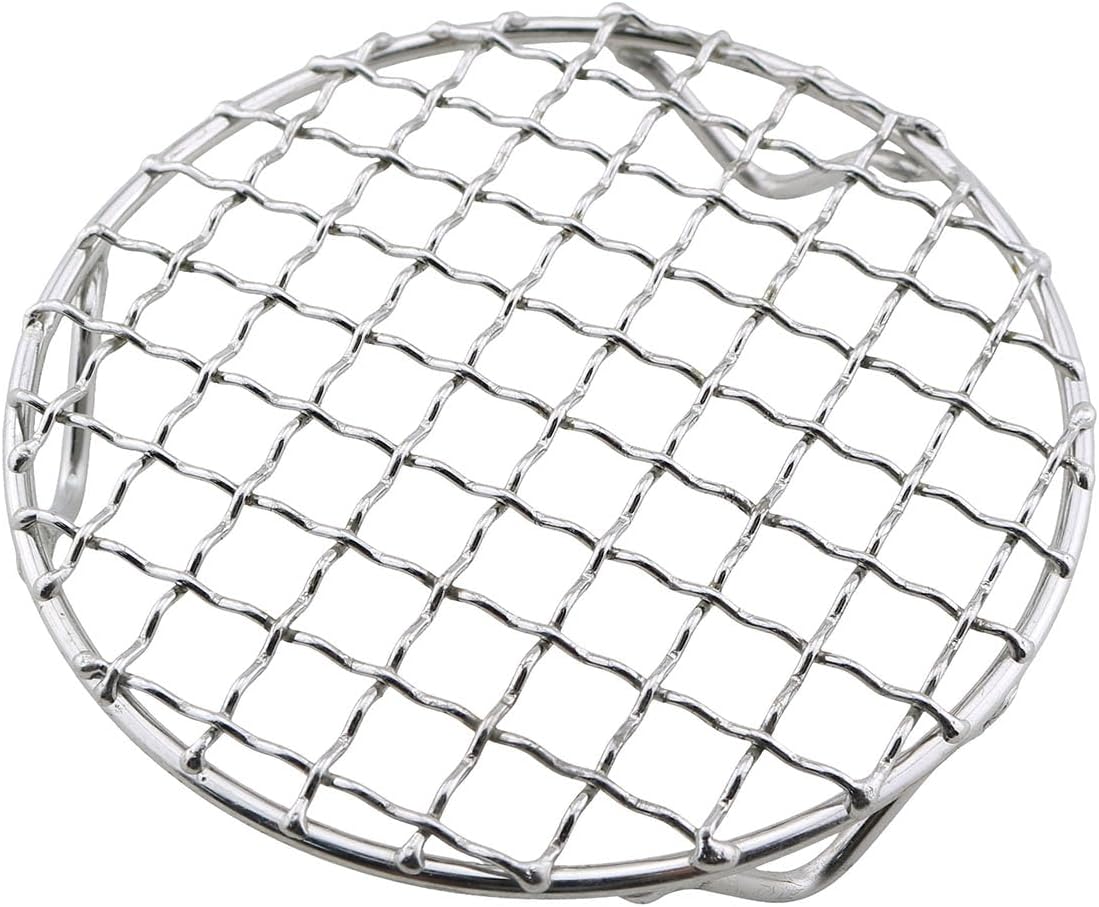 TAODAN 5.12 Inch Round Mini Cooling Rack Stainless Steel Multi Purpose Grid Compatible with 6 Quarts Cookware/Small Pots/Air Fryers/Ovens/Pressure Cookers