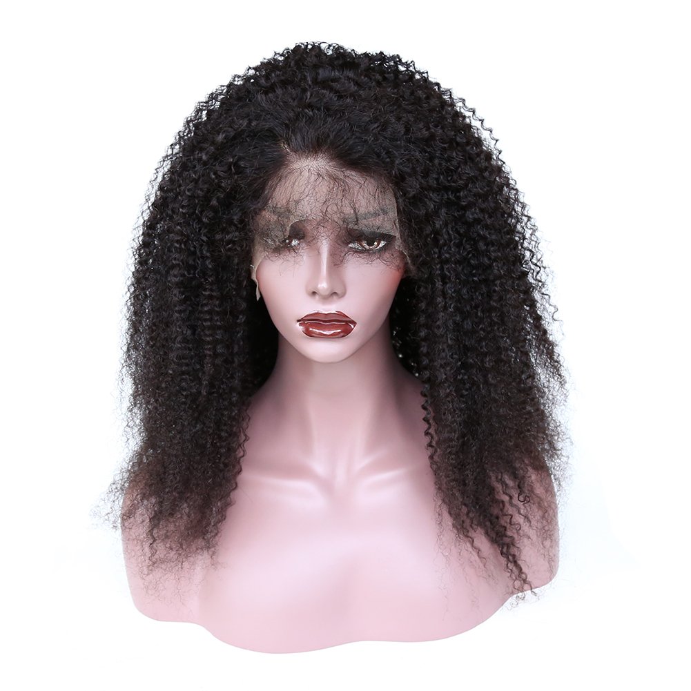 Amazon.com : zigzag hair Afro Curly 13x6 Lace Front Wigs for 