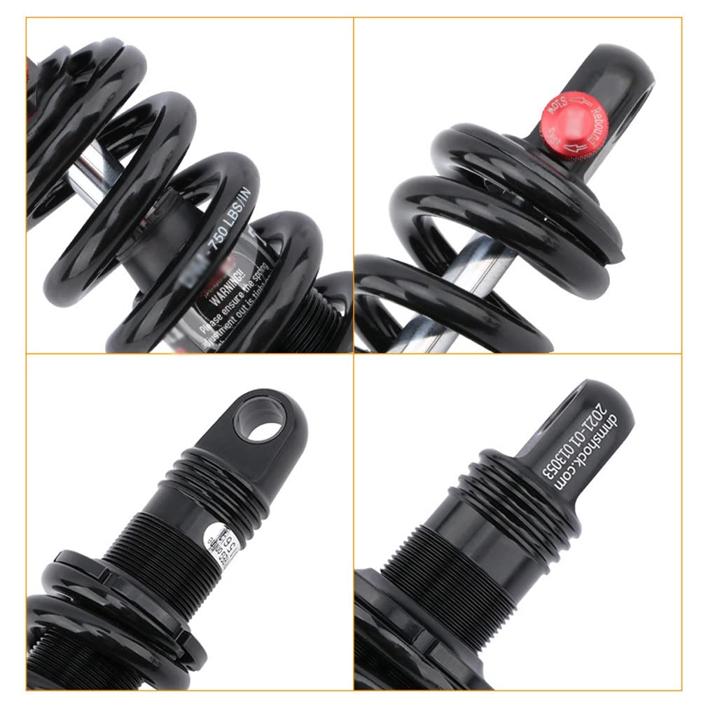 Amazon.com: LUNJE Bicycle Rear Shock Absorber 165mm 190mm 200mm