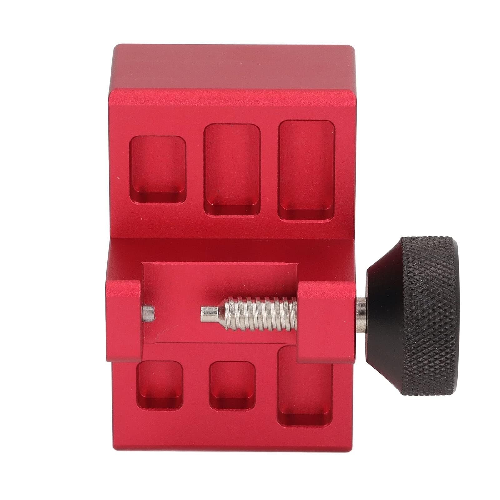 Juego de Prensa Hebilla Reloj – Kit Herramientas reparación Relojes aleación Aluminio con 6 moldes Extractor pasadores Correa posicionamiento Radian