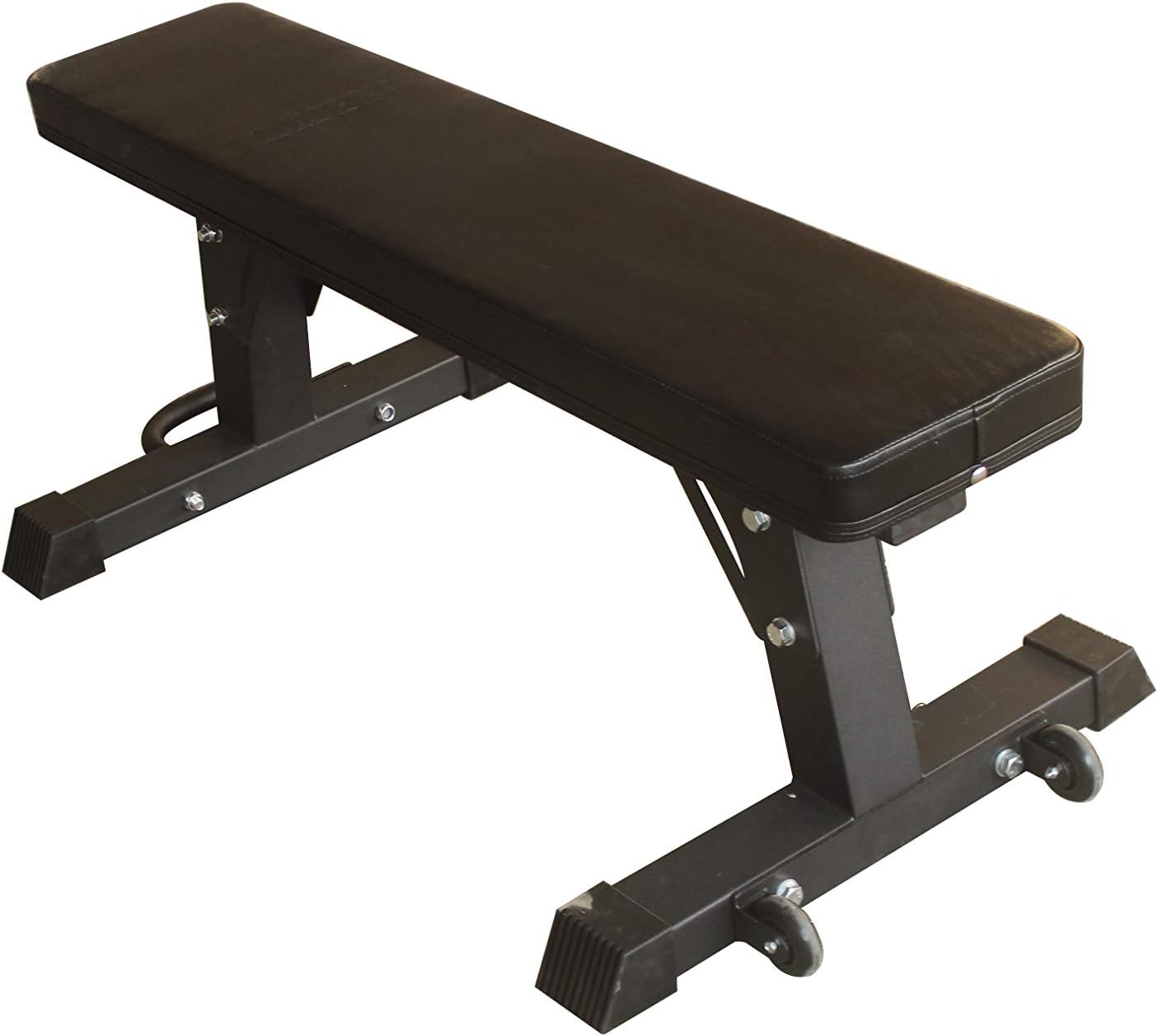 POWERT Flat Weight Bench Heavy Duty Utility Bench for Multi-Purpose Weight Training and AB Exercises-1,800 lbs Capacity (RED+BLACK) : Sports & Outdoors
