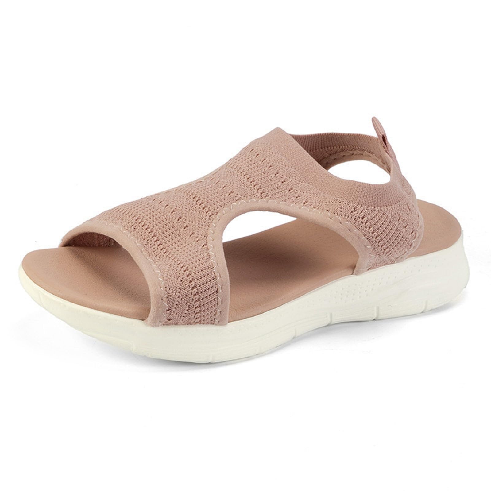 Sandali Donne Summer Scarpe Platform Platform Sandals Donne Sandali A Cuneo Aperto da Donna Ladies Light Casual Scarpe-Rosa-36