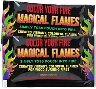 Magical Flames 12-pack: TWICE THE COLOR, half the price! Creates Vibrant, Rainbow Colored