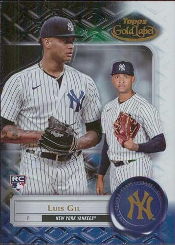 2022 Topps Gold Label Class 1#60 Luis Gil New York Yankees Rookie Baseball Card - GotBaseballCards