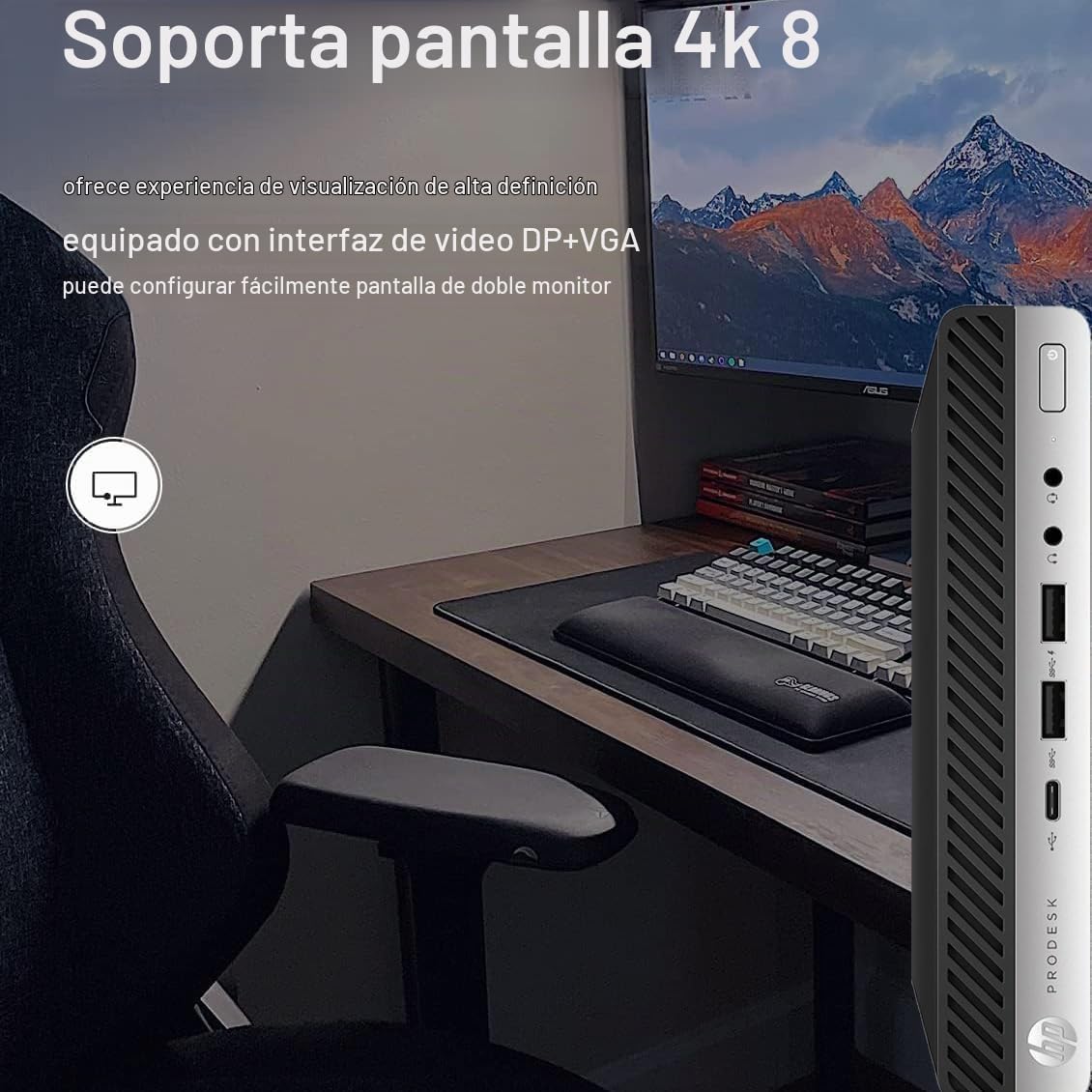 Amazon.com: HP EliteDesk 800 G3 Mini computadora de escritorio
