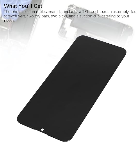 Spark 6 Go KE5 Screen Replacement, Premium TFT Touch Screen Digitizer Assembly with Repair Tools for Spark 6 Go KE5 Smartphone