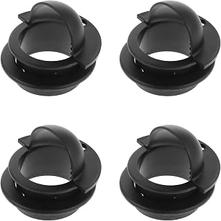 8pcs Foosball Entry Dish 2 Hole Black Pp Goal Cup Accessory | Plastic Component, Universal Fit for Home or Commercial Tables, Precise Scoring, Easy Install