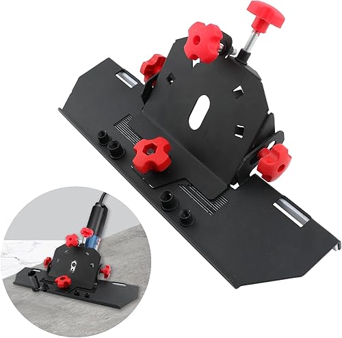 Miniatura 8 de Ranjaner Amoladora angular Soporte de chaflán multifuncional antideslizante profesional amoladora angular Soporte de azulejos de biselado ajustable