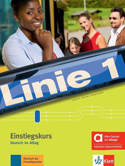 Portada de Linie 1 Einstiegskurs - libro del alumno y de ejercicios - edición híb