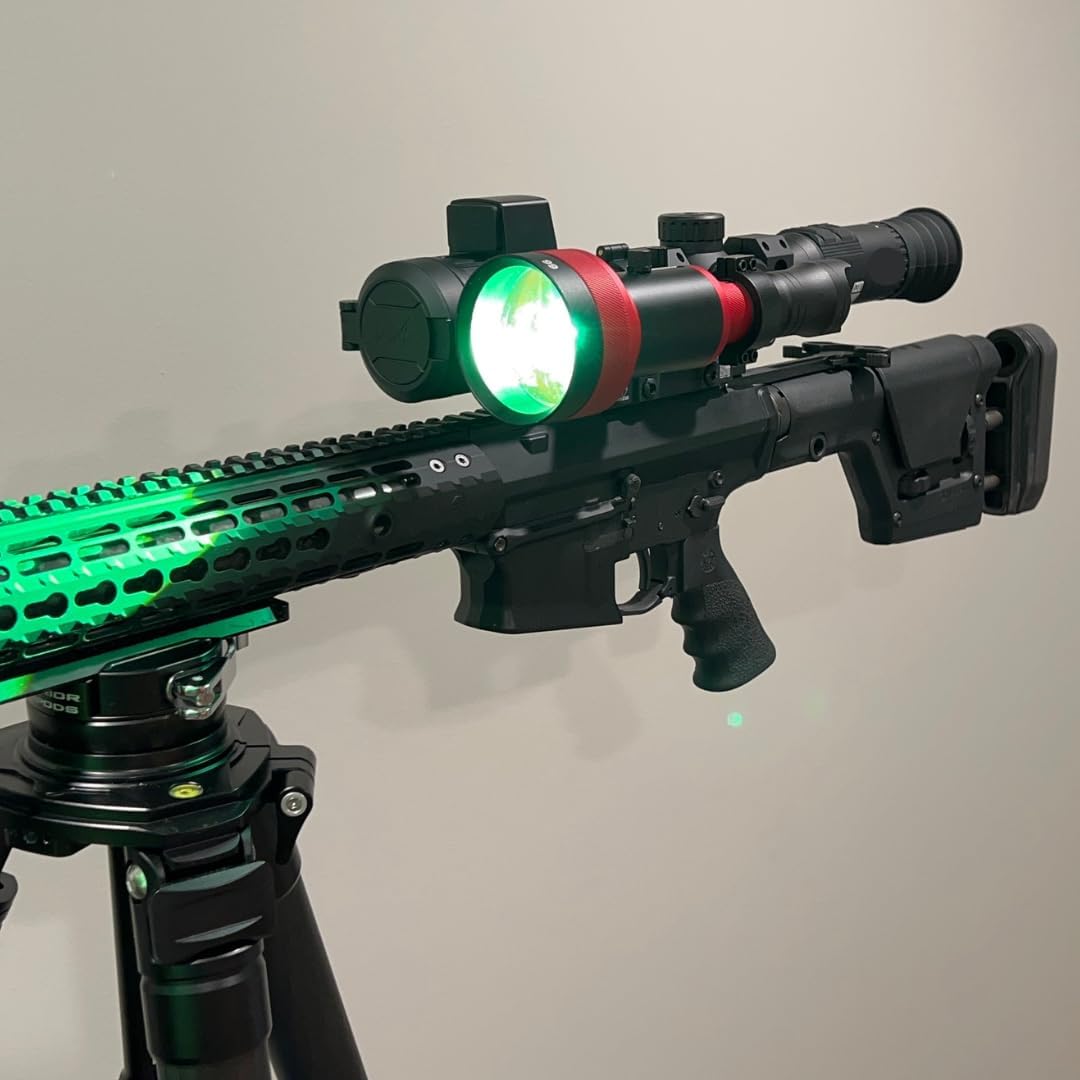 Hyperion 66 Gun Light with Green Light Module, Long Range Green Light for Night Time Predator, Hog and Coyote Hunting