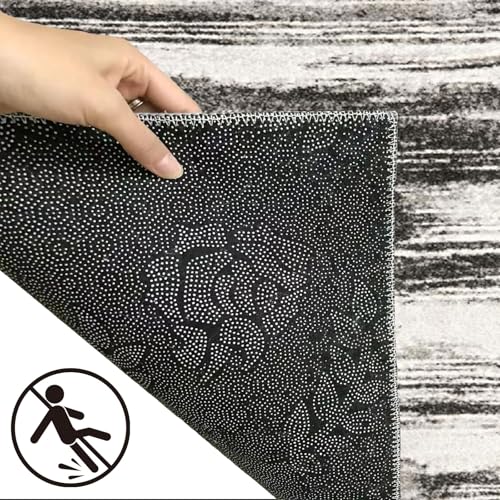 Alfombra pasillo antideslizante de 65 x 200 cm lavable y anti manchas para suelo de cocina 4