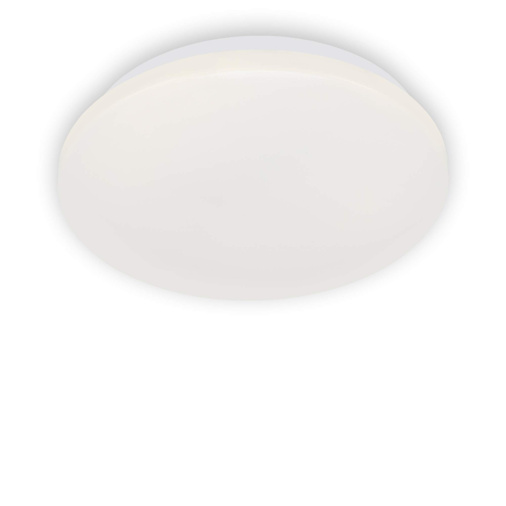 Briloner Leuchten - Plafoniera a LED, luce da bagno, lampada da bagno, IP44, 12 Watt, 1.200 Lumen, 4.000 kelvin, bianco, Ø 28,8cm