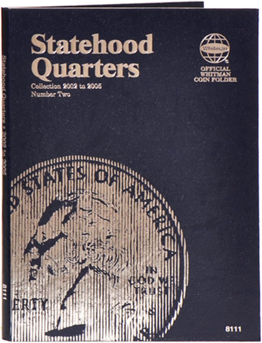 Whitman US Washington Statehood Quarter Coin Folder Volume 2 2002 – 2005 P & D #8111