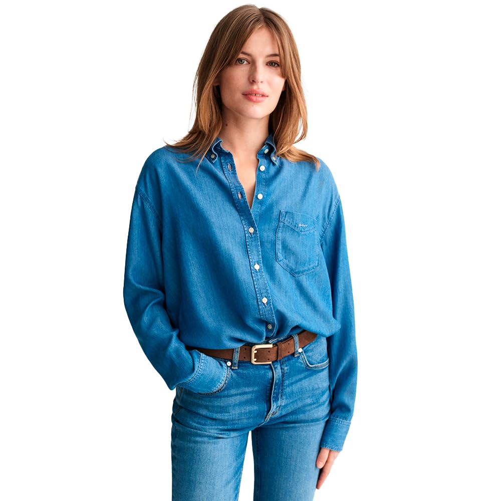 GANT Rel Indigo Shirt Blusas para Mujer