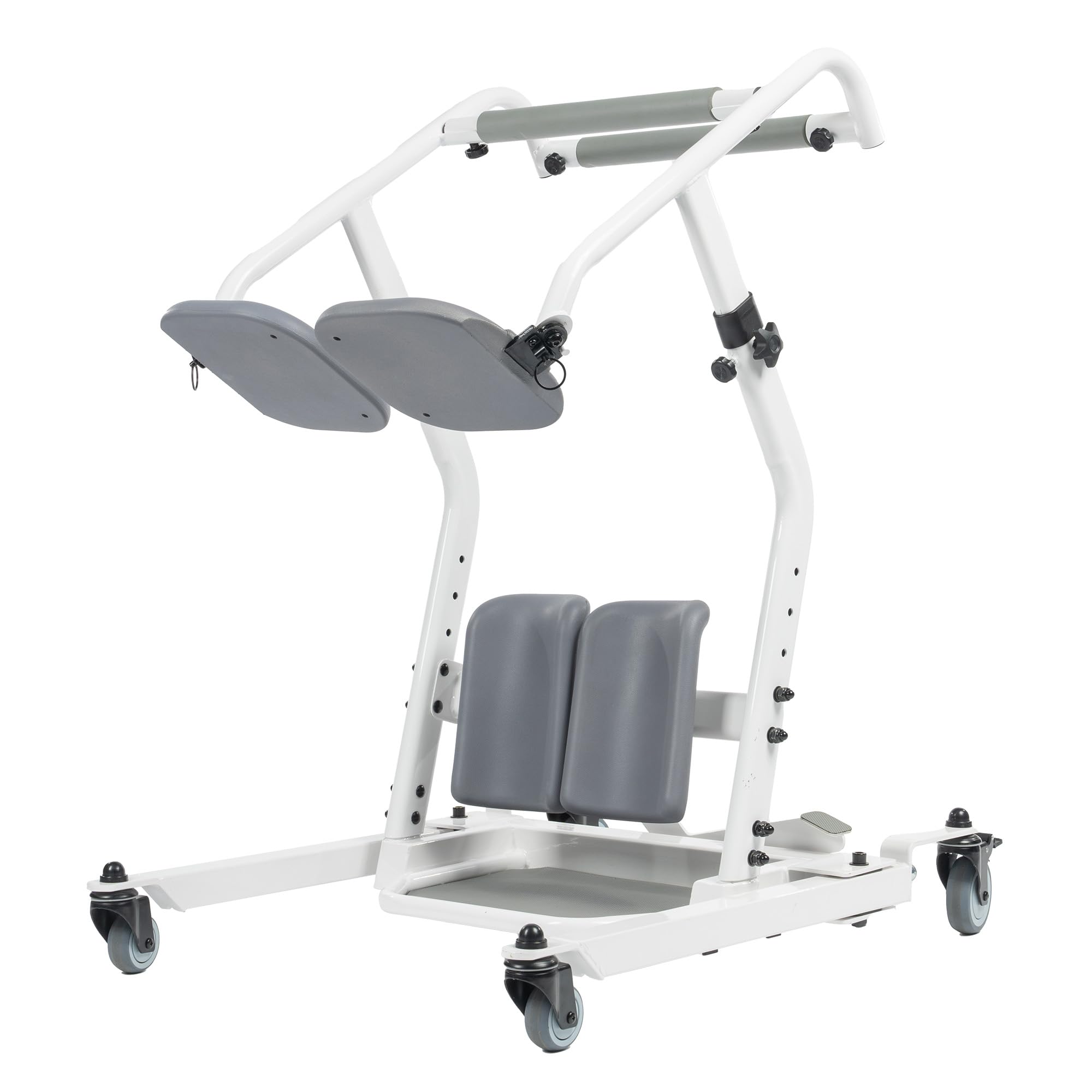 Stand Assist Patient Transport Unit, Safely Sit, Stand, Transfer & Transport, Fall Prevention Patient Transfer Lifter for Home and Facilities, Adjustable Height and Width, 400 lb Capacity