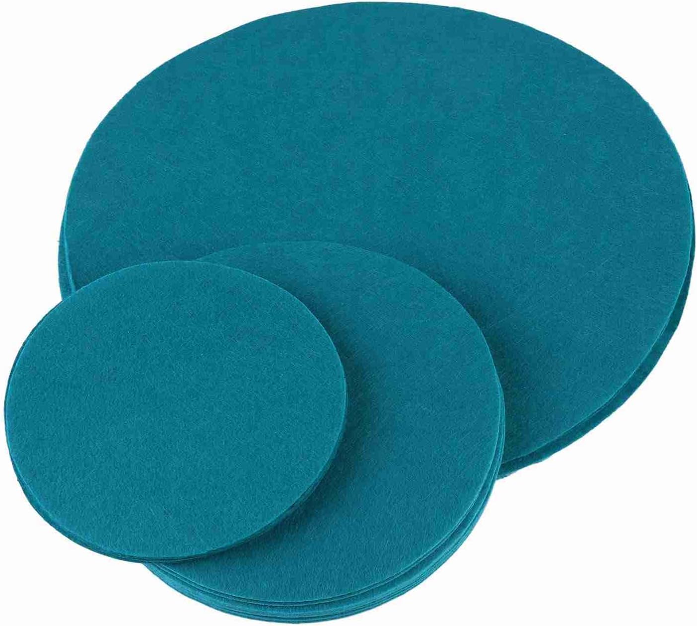 Horoper Soft Felt Plate Protectors Felt Dish Pad Bowl Anti Friction Pad Pot Stacking Food Plate Divider Separator Protectors 3 Sizes for Packing Stacking Cookware