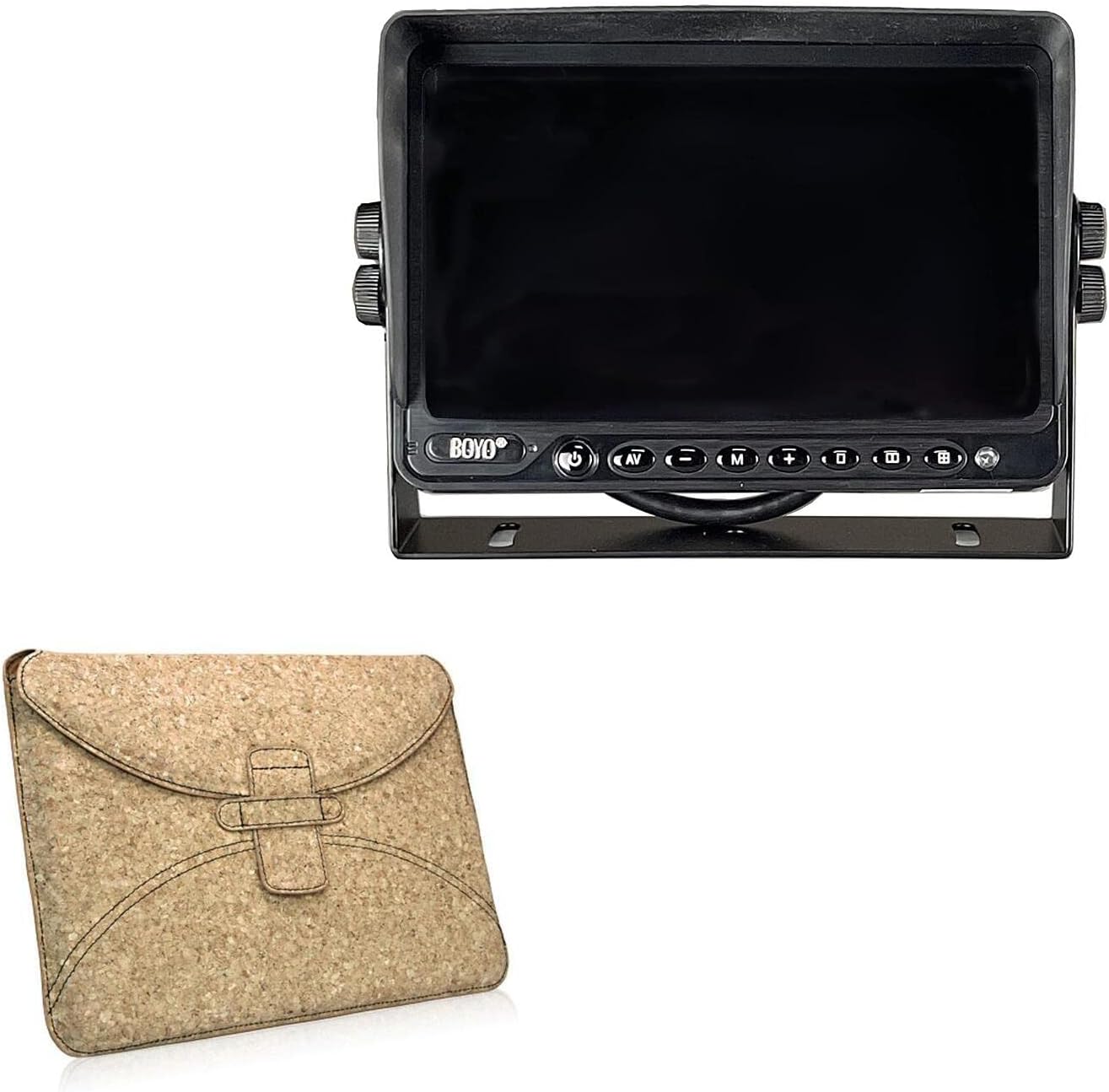 BoxWave Case Compatible with BOYO Vision VTM9003QFHD - Quorky Pouch, Durable, Lightweight Cork Envelope Sleeve Cover