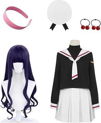 Cardcaptor Sakura Cosplay Costume Sakura Kinomoto, Risa Xiaolan, Tomoyo Daidouji, Meiling Li, Setsuna Yukito, Momoya Kinomoto CCS CC Sakura Cosplay Uniform Costume Magical Girl
