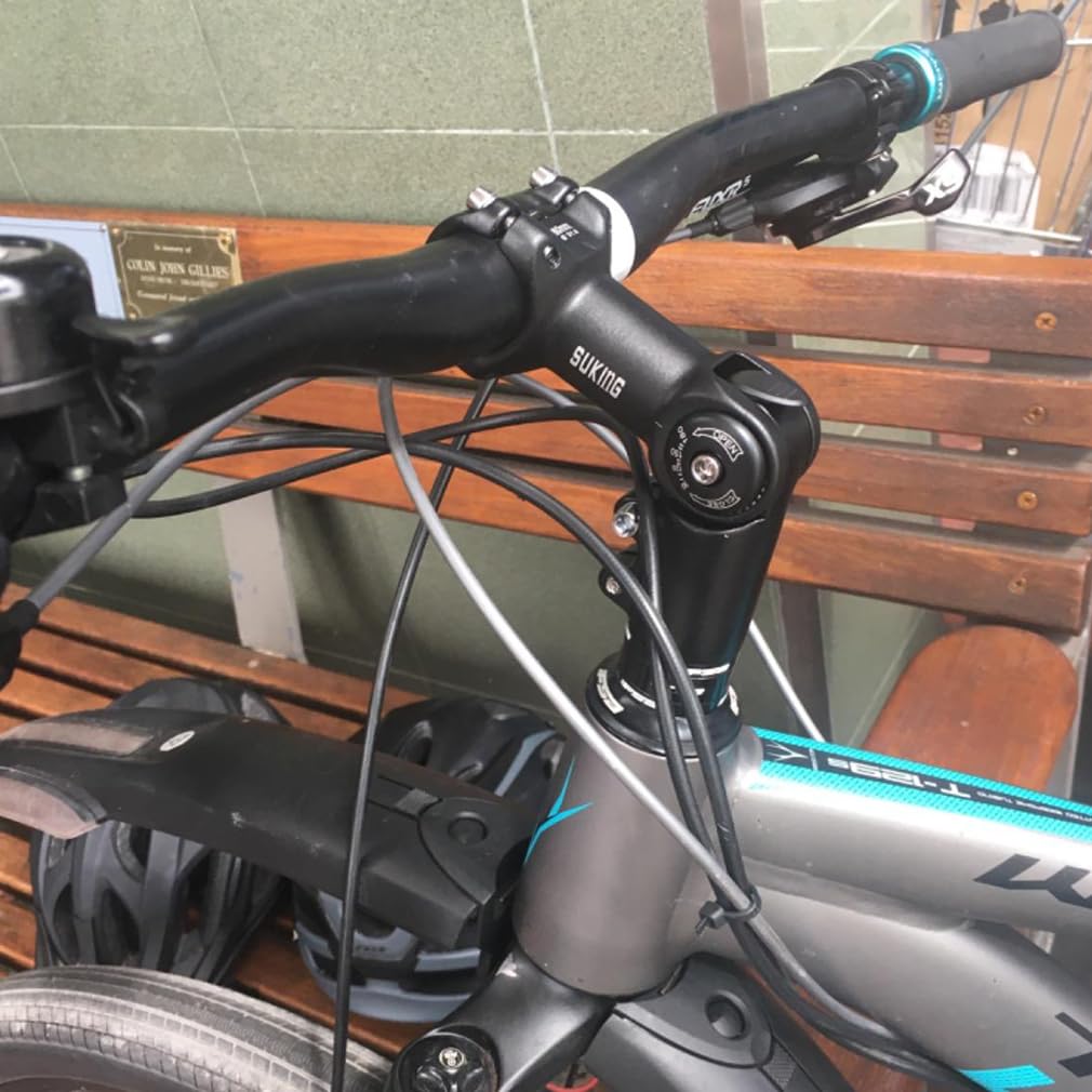 CYSKY Potencia Ajustable 25.4 31.8 60mm/80mm/93mm/100mm 0-90 Grados Ajustable Potencia MTB Vástago de Bicicleta para Bici de montaña Bicicleta de Carretera BMX Ciclismo