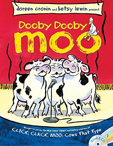 By Doreen Cronin Dooby Dooby Moo (Book and CD) ... B00Q4CABT8 Book Cover