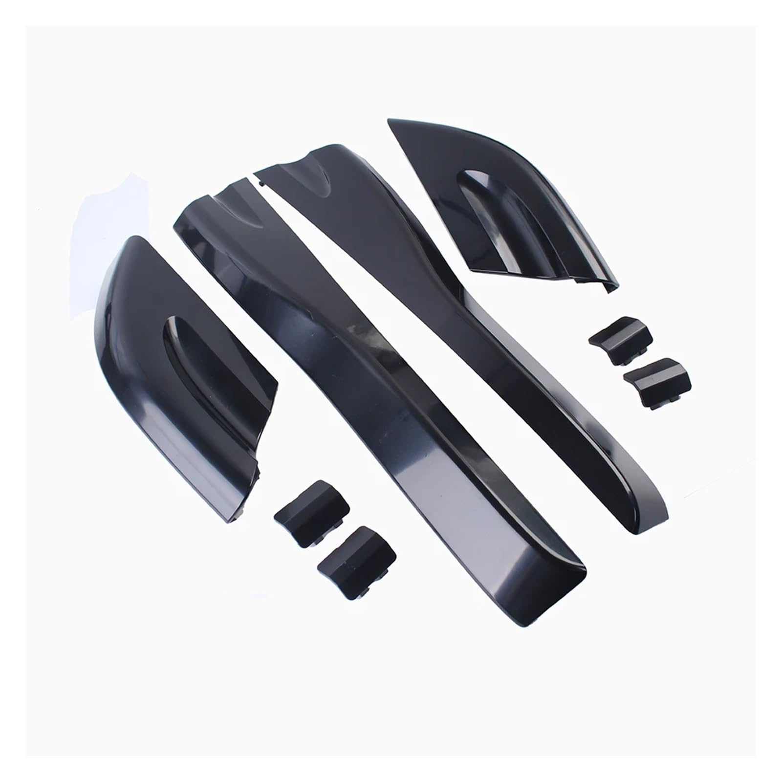 8 szt. pokrowców na bagażnik dachowy, pasuje do Hyundai Tucson 2004-2008, plastikowa osłona koniec belki bagażnika dachowego, czarna Osłona końcowa bagażnika dachowego