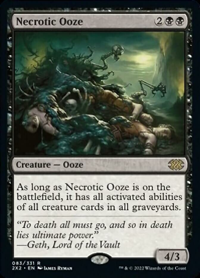 Magic: the Gathering - Necrotic Ooze (083) - Double Masters 2022