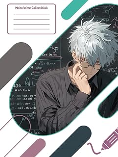Mein Anime Collegeblock: Anime | Manga | Notizbuch | Schulheft | Notizblock | Skizzenblock | DIN A4 | 110 Seiten | Hardcover | (Motiv 2) (German Edition)