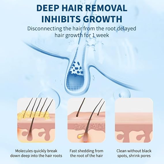 O'CHEAL Sensitive Hair Removal Cream - Suitable for Men and Women Body, Legs, Underarms and Lip - Gentle Formula for All Skys Types,3.52 Ounces with Scraper (3.52, Ounces)
