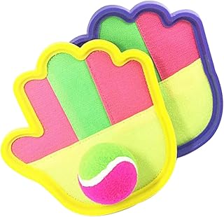 jojofuny Toys Outdoor Play for Kids Outside Kids Kids Sports Parent- Sports Throw Ball Gloves Sticky Ball Sucker Gloves Throw Ball Gloves Toy