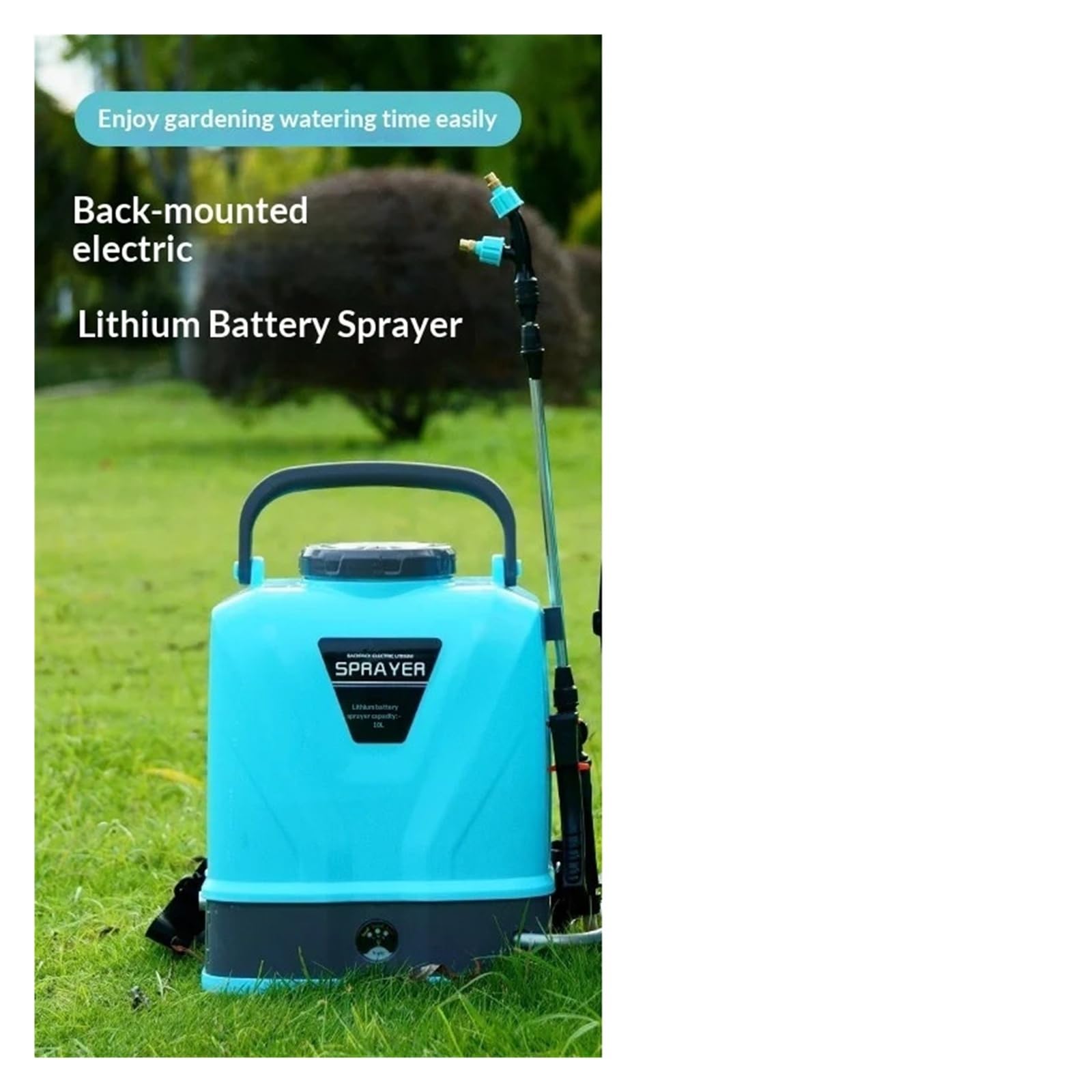 Pulvérisateur de Jardin, Pulvérisateur électrique à Dos, Batterie au Lithium, brumisateur de pesticides Jardin, Haute Pression, Rechargeable