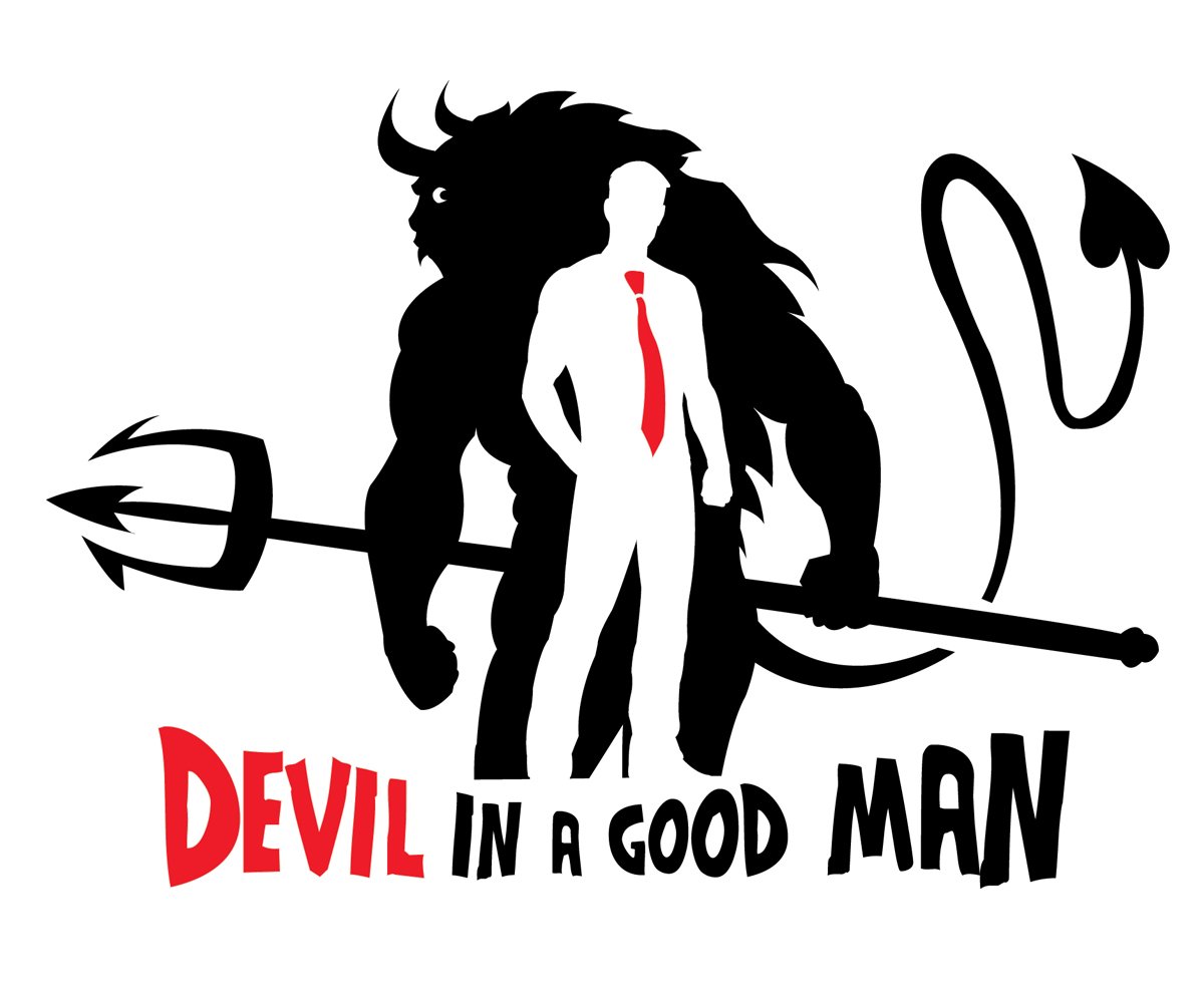 Art Creations car Sticker Devil in Good Man BlackFor Window ...